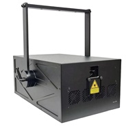Projecteur laser d'animation RVB haute puissance 40W pour intérieur, pleine couleur, IP54, contrôle DMX512, laser de scène DJ disco, CRI 95, alliage d'aluminium