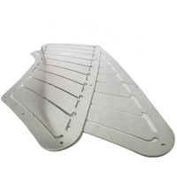 Panneau en aluminium CNC sur mesure, thermolaqué, certifié ISO-9001, OEM/ODM pour boîtiers électroniques, grilles de rack, garnitures automobiles