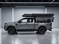 Camper de toit escamotable en aluminium pour pick-up, pliable, pour le camping