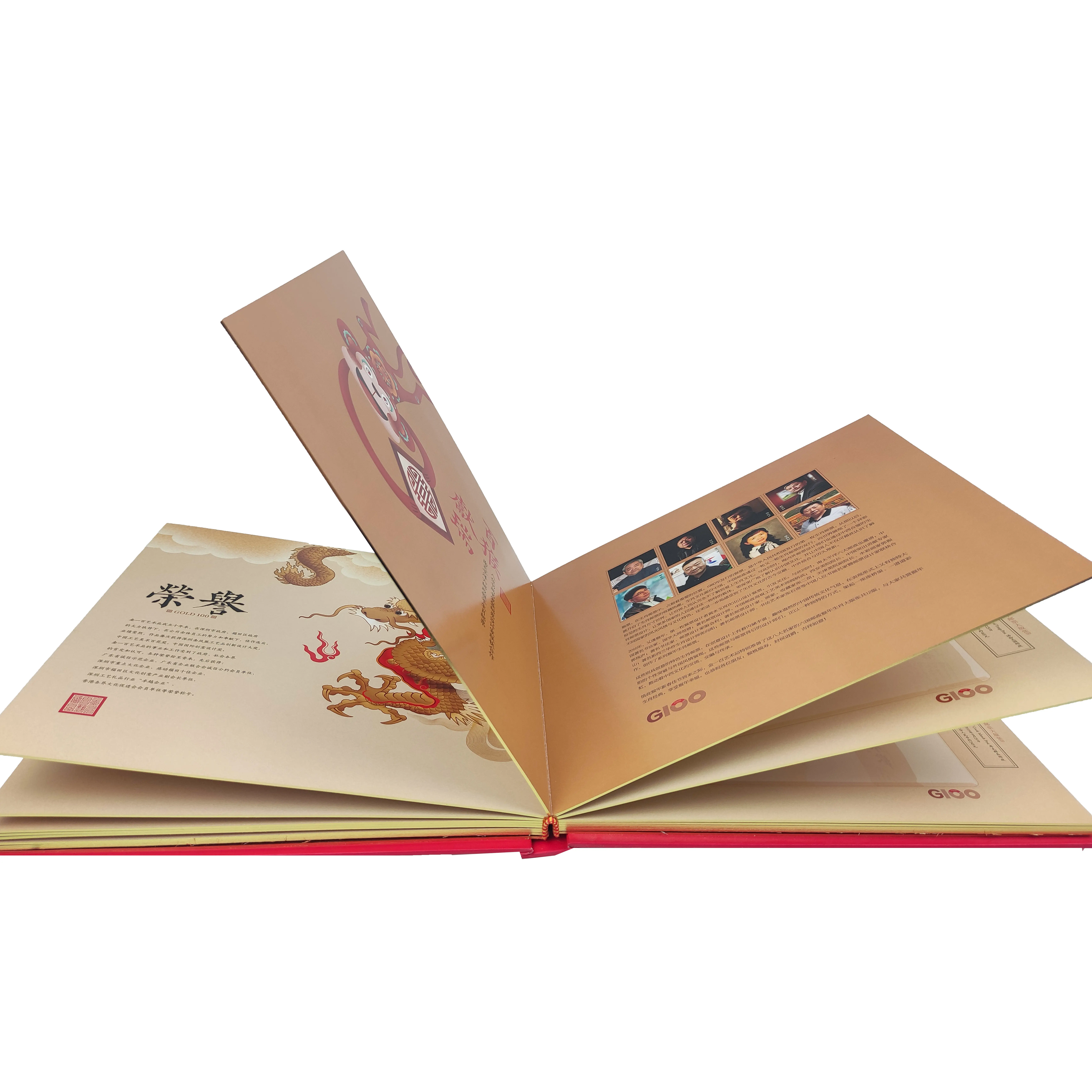 Fabriek Hoge Kwaliteit Aangepaste Hardcover Boek Afdrukken Service