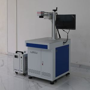 LANSU 10W UV Laser Marking Machine and Engraving Glass <b>Plastic</b> Paper Cloth Stand - Product Image 4
