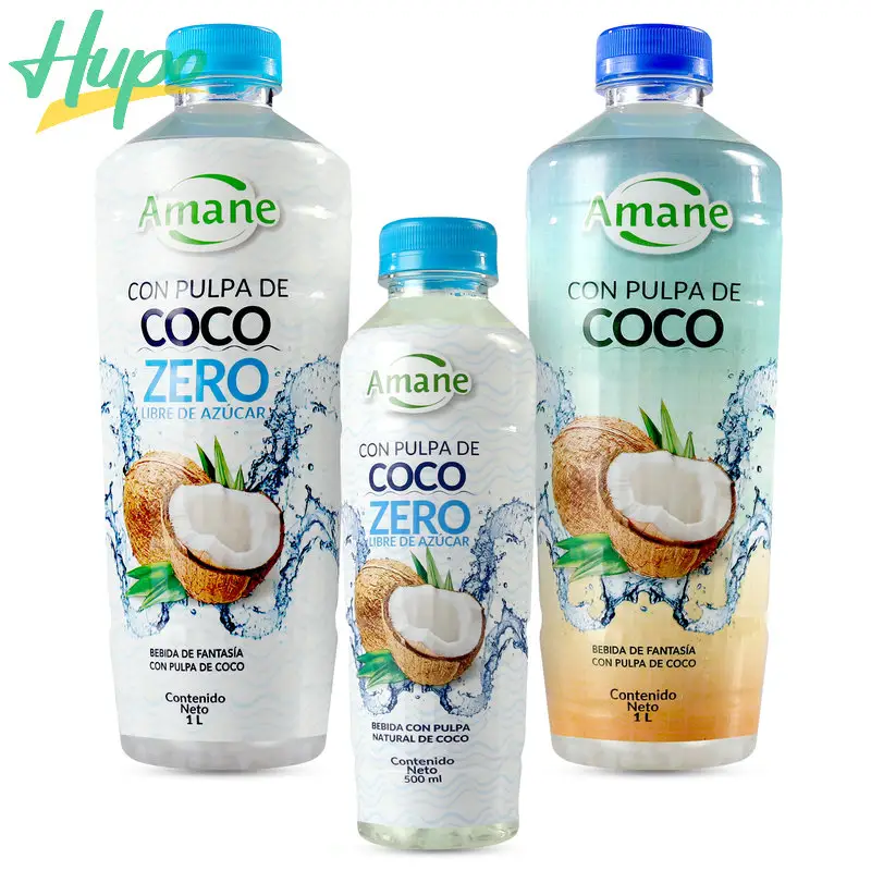 Energy Drinks Organic Coconut Water 4 % Brix De Coca 0.2 Kg 0.25 L Low-fat,normal with 24 Shelf Life Bottle Packaging