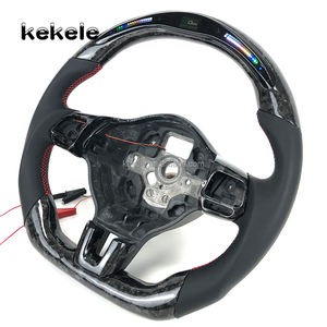 Accesorios de coche para Volkswagen VW Golf 6 Polo <span class=keywords><strong>Gti</strong></span> Gtr <span class=keywords><strong>Mk6</strong></span> 6R 2008-2013 LED RPM <span class=keywords><strong>volante</strong></span> de fibra de carbono forjado personalizable - Product Image 2
