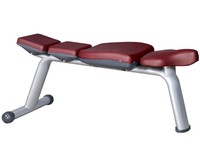 Banc plat d'entraînement en acier TZ Fitness TZ-6031 pour l'entraînement de la force pectorale et une utilisation complète en salle de sport