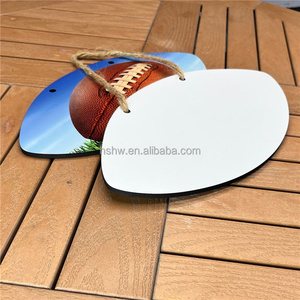Targa in MDF a Forma di Pallone da Calcio per Sublimazione, Insegna Sportiva in <span class=keywords><strong>Legno</strong></span> da Appendere per Stampa a Caldo, Regali Personalizzati - Product Image 6