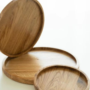 Plateau en bois fait main de style rustique chic, alliant chaleur rustique et simplicité élégante pour servir et décorer votre maison - Product Image 1