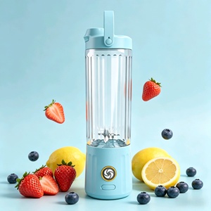 Mixeur Portable 550ml Rechargeable USB, Tasse à Jus Personnelle 6 Lames, Mélangeur de Fruits pour Smoothies, Shakes, Voyage, Gym, Maison - Product Image 1