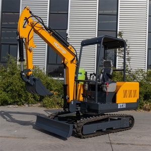 ราคาโรงงาน HT-30 รถขุดตีนตะขาบขนาด 3000 กก. พร้อมรางเหล็กกว้างและห้องโดยสารแบบลอยตัว สำหรับงานเคลียร์พื้นที่ พร้อมบริการ 1 ปี - Product Image 1