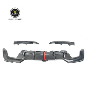 Diffusore posteriore 3 <span class=keywords><strong>serie</strong></span> G20 in fibra di carbonio Splitter diffusore paraurti posteriore con LED per BMW G20 G28 M340i 2019-2022 - Product Image 1