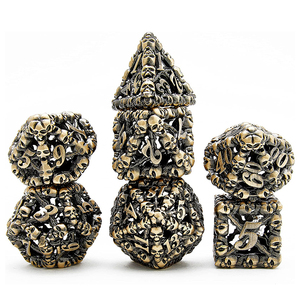 <span class=keywords><strong>Jeu</strong></span> <span class=keywords><strong>de</strong></span> dés en métal polyédrique du donjon du dragon D & D <span class=keywords><strong>de</strong></span> 14mm en acier inoxydable personnalisé Style punk RPG creux DND pour <span class=keywords><strong>jeu</strong></span> <span class=keywords><strong>de</strong></span> rôle - Product Image 3