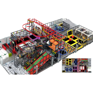 Jungle Gym Indoor Trampoline Park Indoor Playground,800sqm,devil Donut Slide,ninja Parkour,foam Pit,Basketball,obstacle Course - Product Image 4
