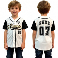 Ropa Deportiva Infantil Personalizada, Camisetas de Softbol Transpirables para Jóvenes, Camiseta de Béisbol Retro con Bordado, por Baby