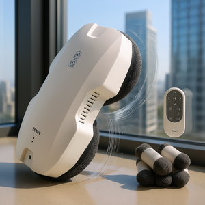 Robot Limpiacristales Inteligente Fmart, Batería de 750 mAh, Navegación Giroscópica de 6 Ejes, Sensor de Bordes, Limpiador Eléctrico de Ventanas para el Hogar - Product Image 2