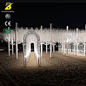 Bang Sheng Lighting - Lumière LED tunnel blanche en forme <span class=keywords><strong>de</strong></span> tuyau - Éclairage d'ambiance étanche pour parcs et zones scéniques - Product Image 1