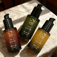 Faible MOQ – Flacons pompe cylindriques en verre vides de 20 ml, 30 ml, 40 ml, 50 ml pour lotion, sérum, crème, fond de teint, avec boîte d'emballage cosmétique