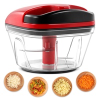 Hoge Kwaliteit Roestvrij Staal Elektrische Food Processor Multifunctionele Handmatige Snelle Chopper Voor Groenten Goede Productie
