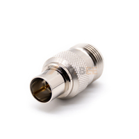 Kit adaptateur audio-vidéo CCTV, connecteur BNC RCA PAL, 75 Ohm, plaqué or, pour système de sécurité et câble coaxial pour home cinéma