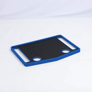 Walking Tray Accessory <b>Foldable</b> Portable <b>Outdoor</b> Dining <b>Table</b> With Cup Holder Plastic Material For Seniors - Product Image 4