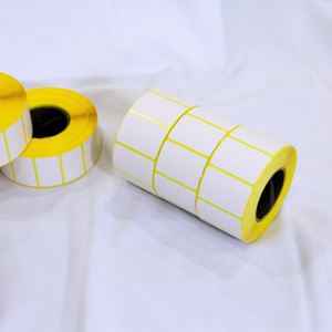 Étiquettes thermiques personnalisées 60x40mm résistantes à l'eau et aux intempéries |   Papier auto-adhésif 100% pâte de bois pour code-barres de balance électronique - Product Image 2