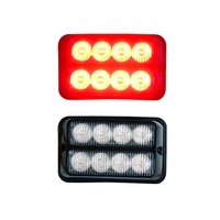 4 luces LED estroboscópicas/tablero/escritorio de advertencia para ambulancias camiones de bomberos y motocicletas 12/24VDC luces de seguridad certificadas CE