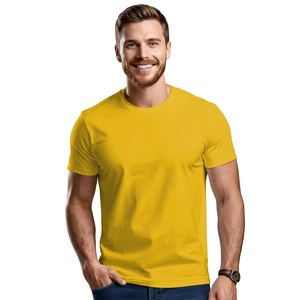Plain Men's t Shirt <b>Polyester</b> Tee Quick <b>Tshirts</b> Custom Sublimation Printing logo Unisex Gym Sports T-shirt for Men - Product Image 1