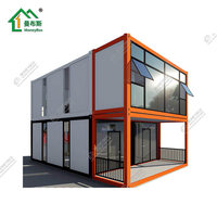 20ft empilable modulaire de luxe préfabriqué conteneur portable transportable bureau