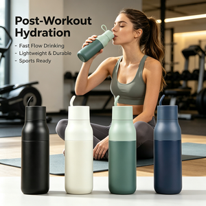 Bottiglia Premium in Acciaio Inossidabile da 500ml con Tecnologia a Doppia Parete Sottovuoto, Resistente, Ecologica, Senza BPA, Antigoccia, per Acqua Bollente - Product Image 4