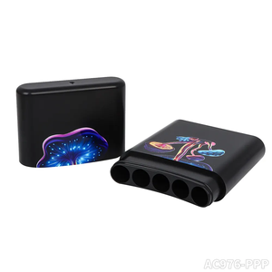 Portable Manual Modern Cigarette <b>Storage</b> Case for 5 Cigarettes Plastic <b>Material</b> with Customized Logo for - Product Image 4