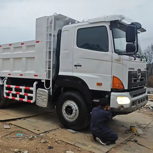 Camion à benne basculante d'occasion fabriqué au Japon Hino 700 500 Howo Shacman 6x4 8x4 Camion à benne basculante Camions à benne basculante 40 tonnes - Product Image 1