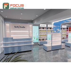 Servicio Integral para Tiendas Minoristas: Expositor de Piso de Madera Sólida, Solución Integral para Diseño de Tiendas de Cosméticos - Product Image 2