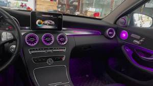 64 Kleuren Actief Omgevingslicht Voor W205 Mercedes C-Klasse Glc X253 Air Vent Speaker Cover Decoratie Sfeer Lamp <span class=keywords><strong>App</strong></span> Control - Product Image 3