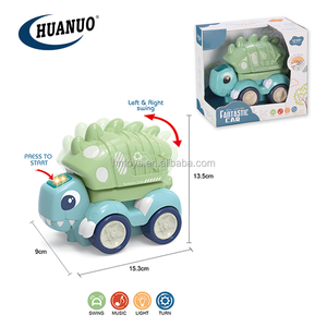 Jouets de <span class=keywords><strong>camion</strong></span> excavateur fantastique pour bébé <span class=keywords><strong>Jouet</strong></span> de dinosaure en plastique électrique avec lumière et musique - Product Image 6