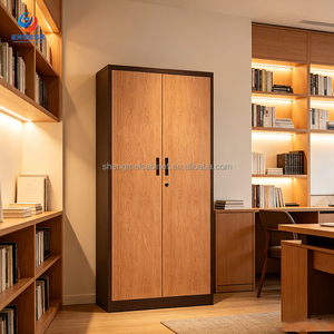 Armoire de classement en acier robuste moderne, pliable, avec étagères réglables, organisateur de rangement pour bureau, école, extérieur, cuisine, salle de sport, entrepôt - Product Image 1