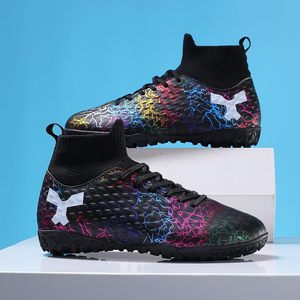 Alekaor - <span class=keywords><strong>Botas</strong></span> de Fútbol para Niños, Unisex, AG FG, Parte Superior de PU, Suela Exterior, Zapatos Deportivos para Exteriores - Product Image 2