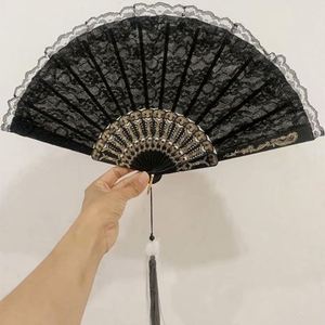 Éventails en bambou personnalisés de grande taille pour mariages et fêtes, écologiques, rafraîchissants, style musical - Product Image 5