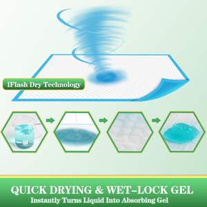 Almohadillas para Cachorros al por Mayor, Almohadillas Gruesas Desodorantes para Perros, Suministros de Entrenamiento para Mascotas, Almohadillas Desechables, Pañales para Perros - Product Image 2