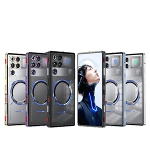 เคสโทรศัพท์กันกระแทกโลหะสำหรับ Nubia Redmagic 11 Pro ฝาหลังแบบด้านพร้อมห่วงยืดหยุ่นและกรอบโลหะ - Product Image 5