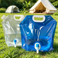 Sac d'hydratation pliable pour le camping en plein air, sans BPA, personnalisé, 5L 10L, sac d'hydratation portable en plastique