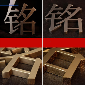Logo personnalisé, lettres en métal 3D, lettres LED multicolores, numéros de maison, publicité pour les entreprises, taxis, hôpitaux, écoles, parcs, utilisation murale - Product Image 4