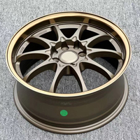 Jantes en alliage 16x7 8x100 8x114.3 usinées en bronze de haute qualité pour voitures particulières