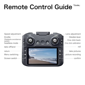 क्रॉस बॉर्डर GT8 3 कैमरा 4 अक्ष ब्रशलेस रिमोट कंट्रोल खिलौना विमान आउटडोर वाईफाई अल्ट्रा लंबी दूरी की चेतावनी शुरुआती - Product Image 4