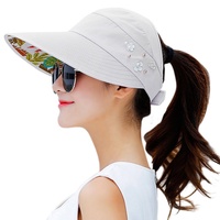 Sombrero de Sol de Ala Ancha para Mujer, Protección UV, Gorra Deportiva de Tela Común, Modelo de Verano para Playa, Número de Modelo: Caps