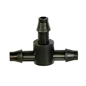 DaringFish Conector en T Recto Capilar de 1/4'' de Plástico Ecológico <span class=keywords><strong>para</strong></span> <span class=keywords><strong>Riego</strong></span> de Jardín, Accesorios de <span class=keywords><strong>Riego</strong></span> Automático <span class=keywords><strong>para</strong></span> Flores - Product Image 1
