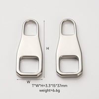 5 #   Tirette de fermeture éclair en acier inoxydable pour bagages, sacs à dos, sacs à main, vestes
