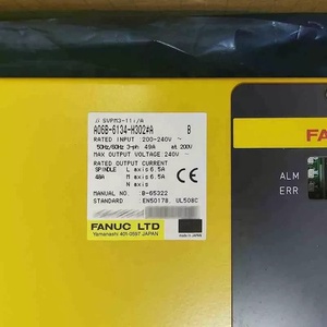 ใหม่เอี่ยม ซีลปิดอย่างดี 100% ของแท้จาก Fanuc รุ่น A06B-6134-H302 # โมดูลไดรฟ์ แอมพลิฟายเออร์ 2 แกน SV 80/80 รองรับ PLC - Product Image 1