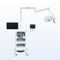 Chariot multifonctionnel électrique avec caméra 4K UHD et éclairage chirurgical LED pour dentisterie, CRI 96 élevé, idéal pour la chirurgie implantaire et l'enseignement