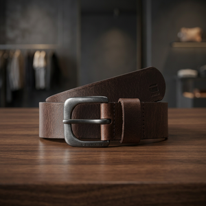 Ceinture en cuir véritable très demandée pour hommes – Vente en gros, fabrication sur mesure par un fournisseur indien - Product Image 4