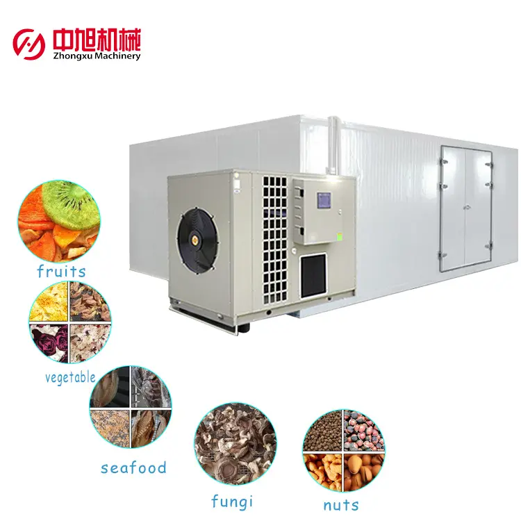 Zhongxu Industriële Warmtepomp Elektrische Voedsel Lucht Droger Drogen Dehydrator Drogen Kamer