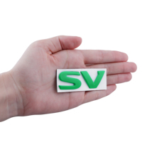 Se Aceptan Emblemas SV Personalizados, Adhesivos para Autos, Insignias para F150, Kia, Mustang, Camionetas, Motocicletas, Accesorios JDM al por Mayor