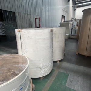 Rouleau de fond de bol en papier personnalisé, qualité alimentaire, en pâte vierge, 170GSM 240GSM, anti-fuite, impression personnalisée pour fonds de bols jetables - Product Image 1